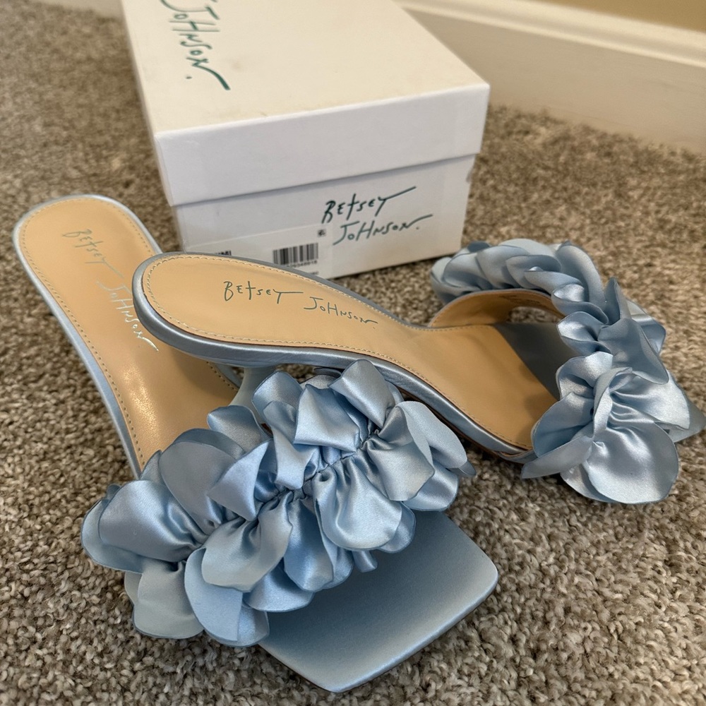 NEW Betsey Johnson Light Blue SB-KIMI Heels